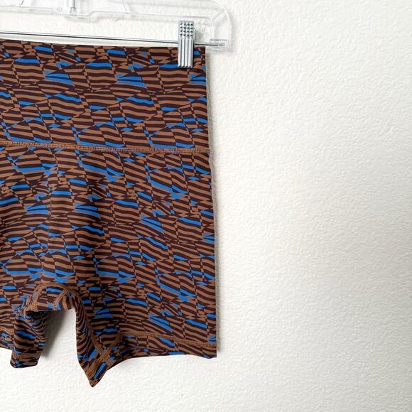[Aerie] Offline Brown Goals Crochet Inset Geometric Bike Shorts NWT Sz Medium M - Picture 5 of 12